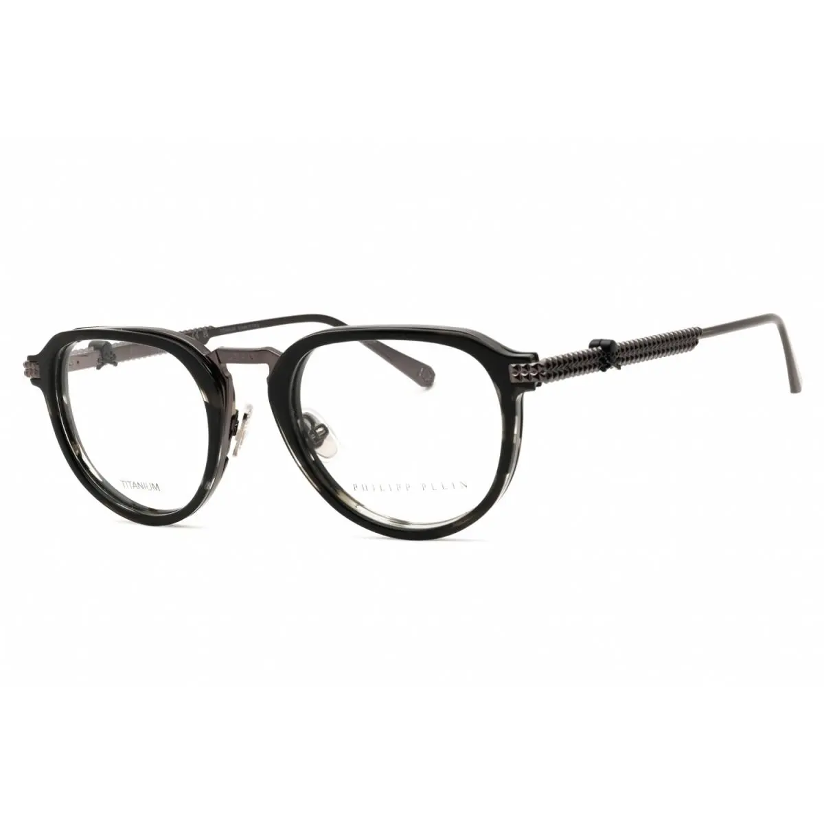 Philipp Plein VPP116V 0530 Shiny Black 52mm Eyeglasses