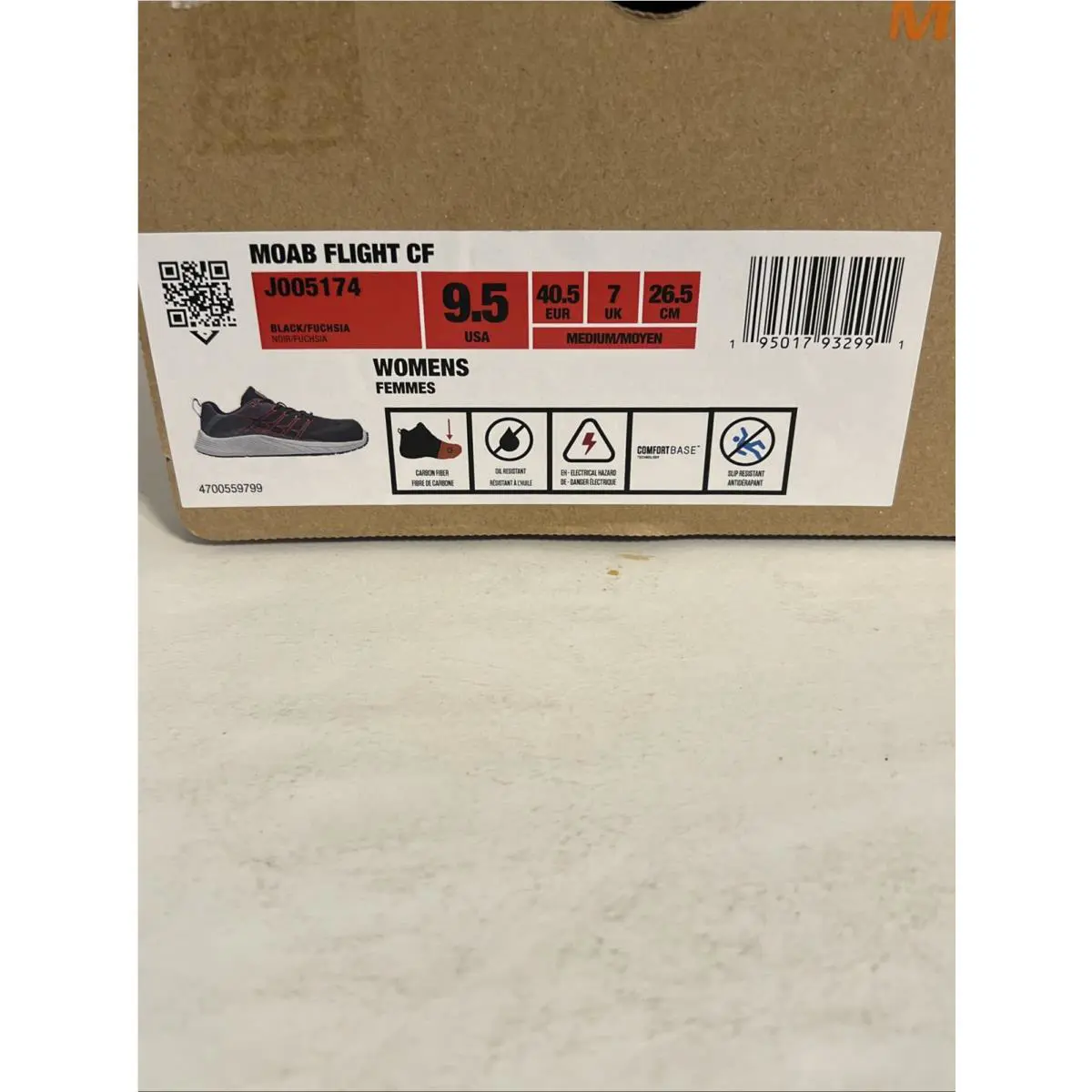 Merrell shoes - J00517 - J00517 - Black (UPC: 0195017932991) 7