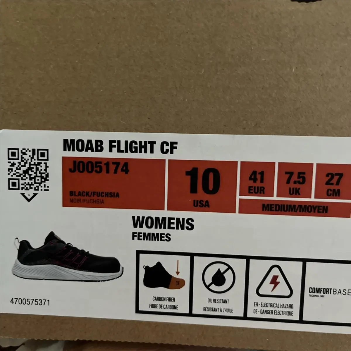 Merrell shoes - WORK - WORK - J00517 - Black (UPC: 0195017932991) 7