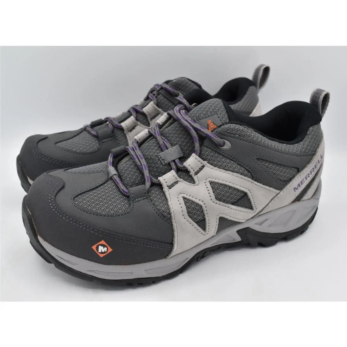 Merrell Womens Size 7 Siren AT Alloy Safety Toe Charcoal Paloma Shoes