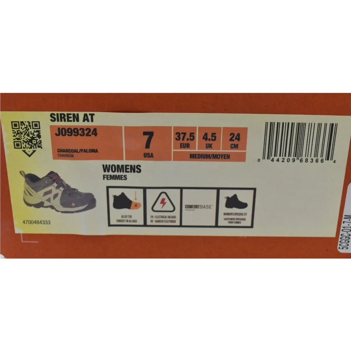 Merrell shoes - J099324 - J099324 - Gray (UPC: 044209683664) 8