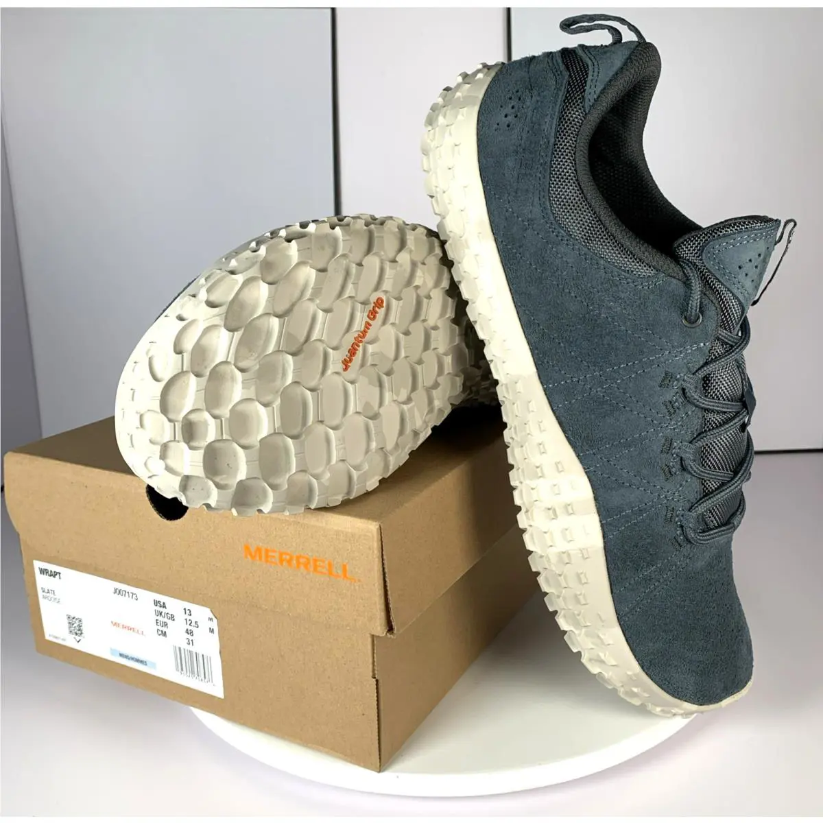 Merrell shoes - Merrell Wrapt Sneaker - Wrapt Sneaker - J007103 - Slate (UPC: 0195020708576) 9