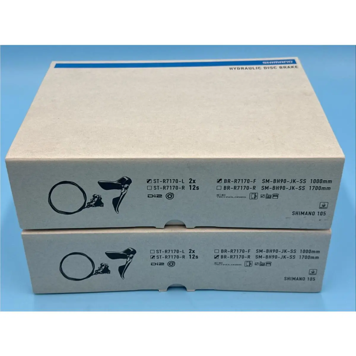 Shimano  - Shimano 105 - ST-R7170 BR-R7170 - Black 1