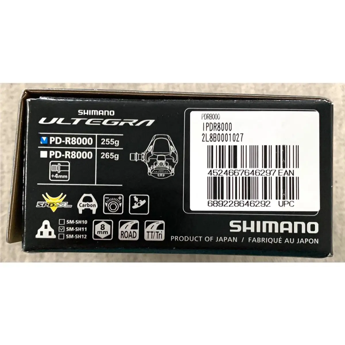 Shimano  - Shimano Ultegra PD-R8000 SPD-SL - Ultegra - Black (UPC: 689228646292) 0