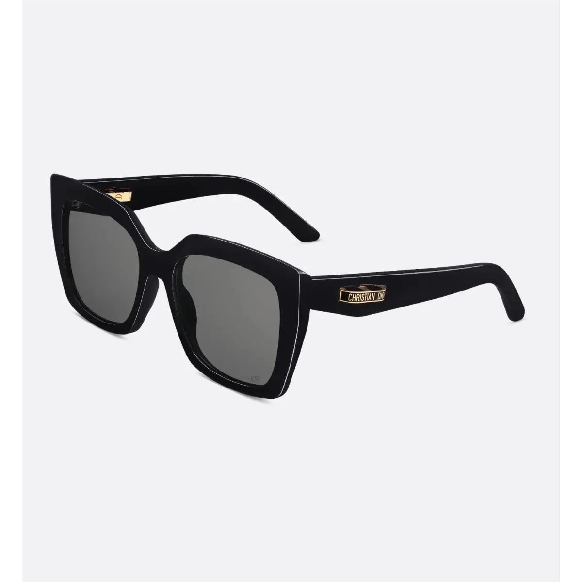 C  S5F Sunglasses Black Square 55mm Made in Italy by Dior