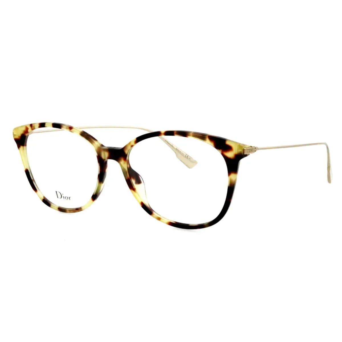 Christian  SightO1 SX7 52mm Blonde Tortoise Gold Eyeglasses Frames Italy by Dior