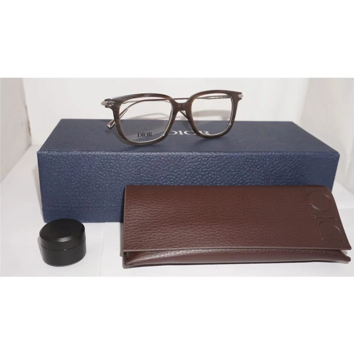 Christian Dior Eyeglasses Diorblacksuito Horn Edition S91 9000 52 18 145