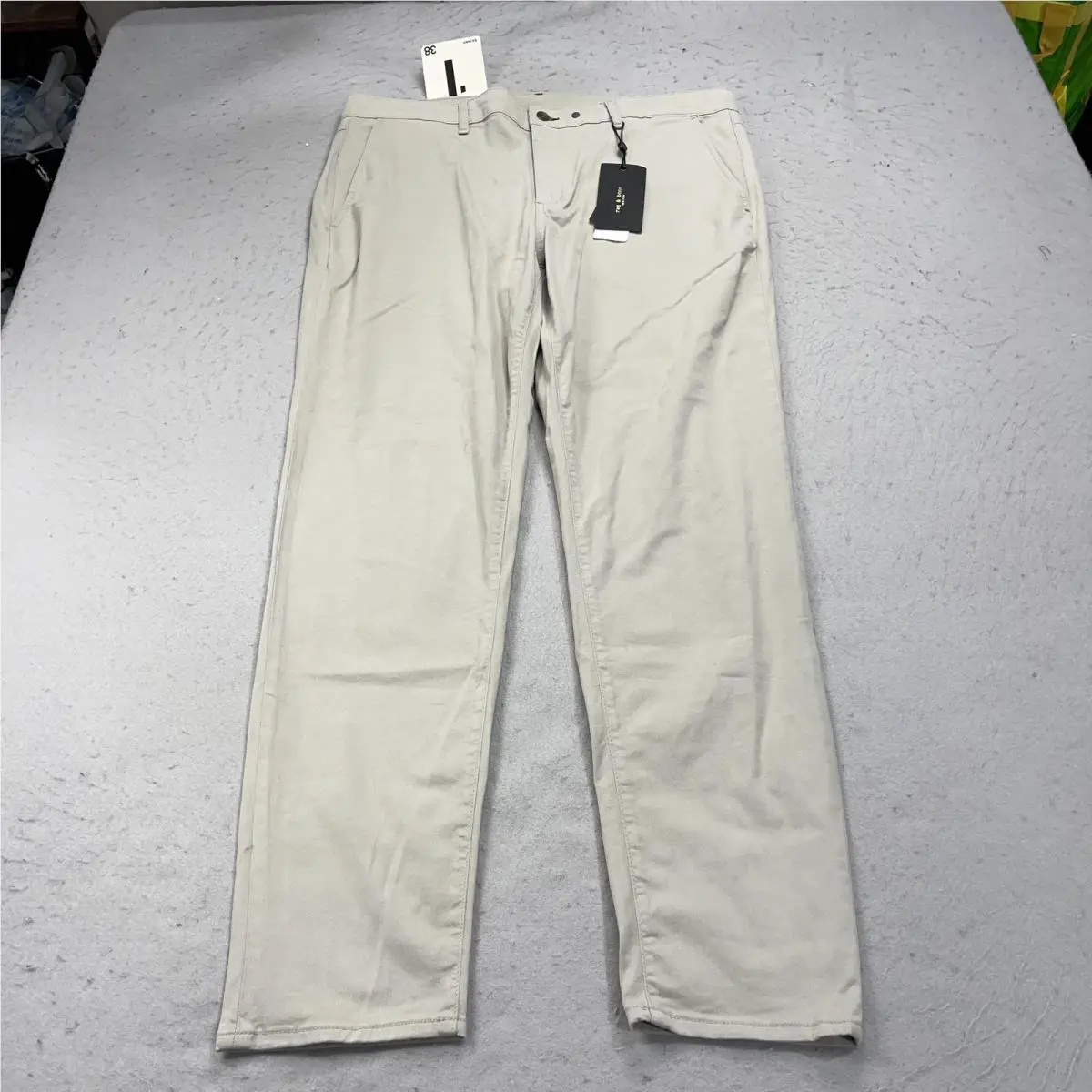 Rag Bone Pants Mens 38x31 Gray Stretch Twill Skinny Chino Casual Comfort