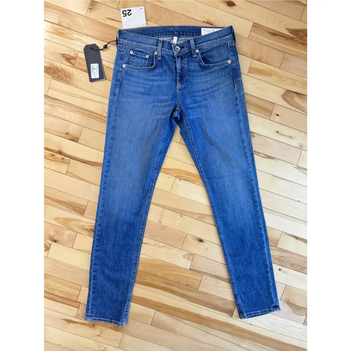 Rag Bone Dre Low Rise Slim Boyfriend Jeans Women’s Size 25 Retails