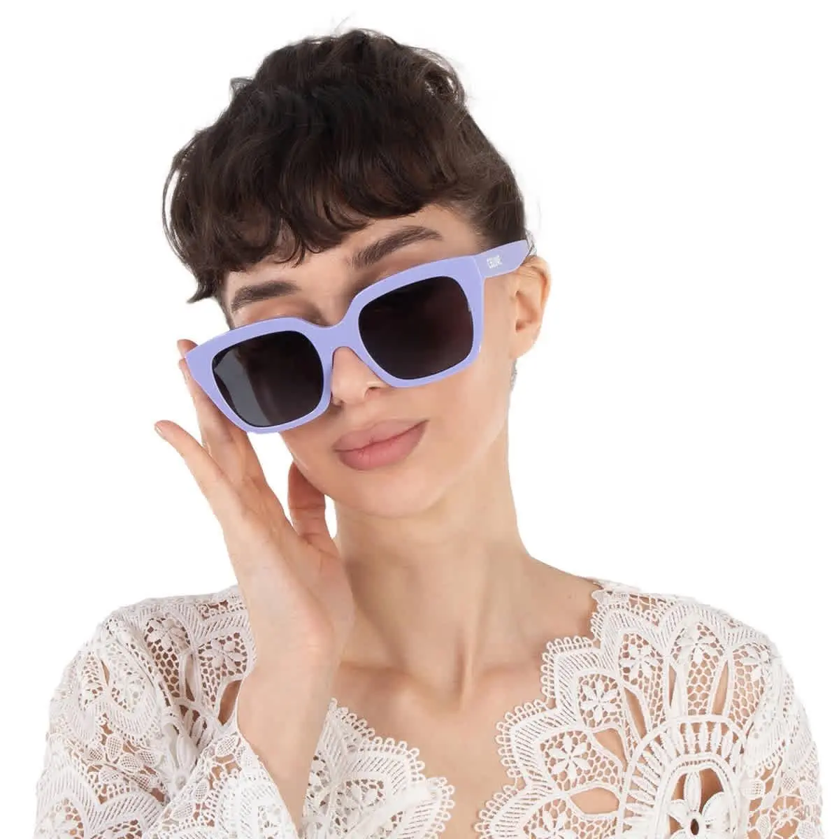 Monochroms Grey Butterfly Ladies Sunglasses CL40198F 78A 56 by Celine