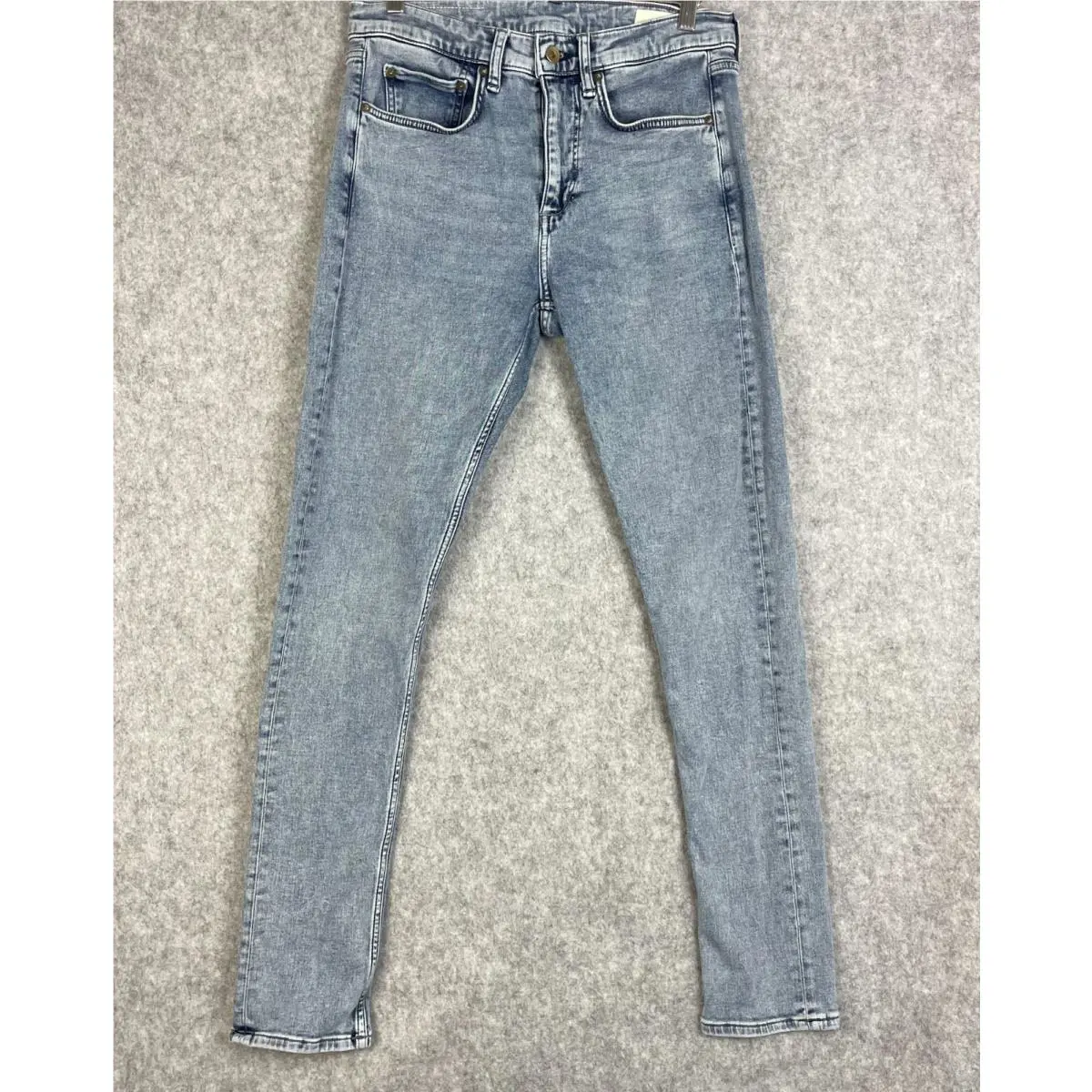Rag Bone Jeans Mens 31x32 Fit 1 Skinny Camber Light Wash Mid Rise