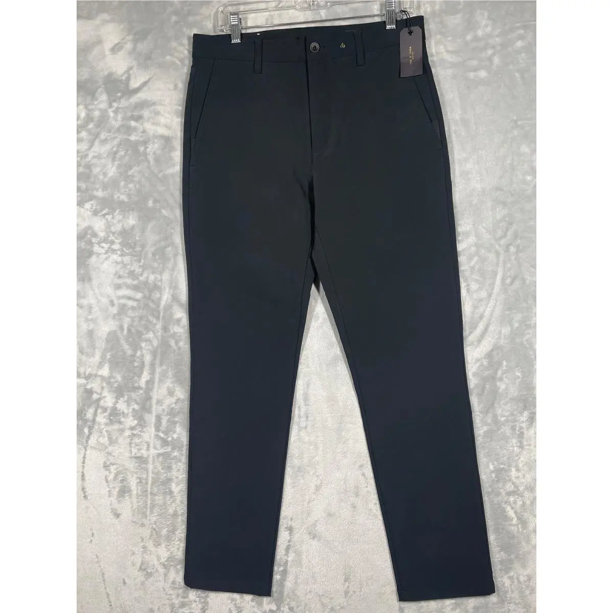 Rag Bone Mens Tech Fit 2 Chino Slim Fit Black Pants MBW20S70180UML Size 31