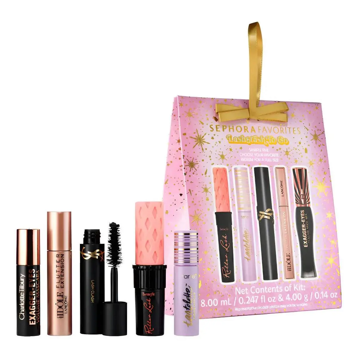 Sephora Favorites Lashstash To Go 5 Mini Mascara Lot Set with Certificate