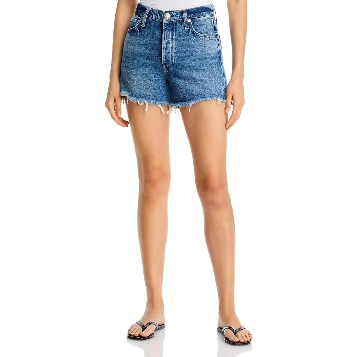 Rag Bone Vintage High Rise Cut Off Jean Shorts Flora Size 33/100%AUTHENTIC