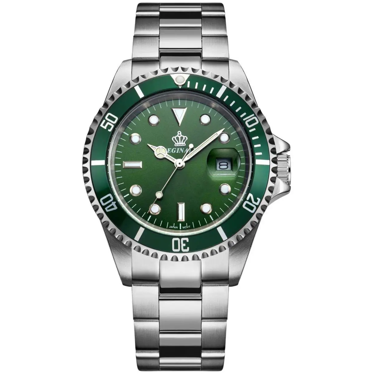 Reloj De Lujo Con Bisel Giratorio Y Cristal De Zafiro De Acero Inoxidable by Fanmis