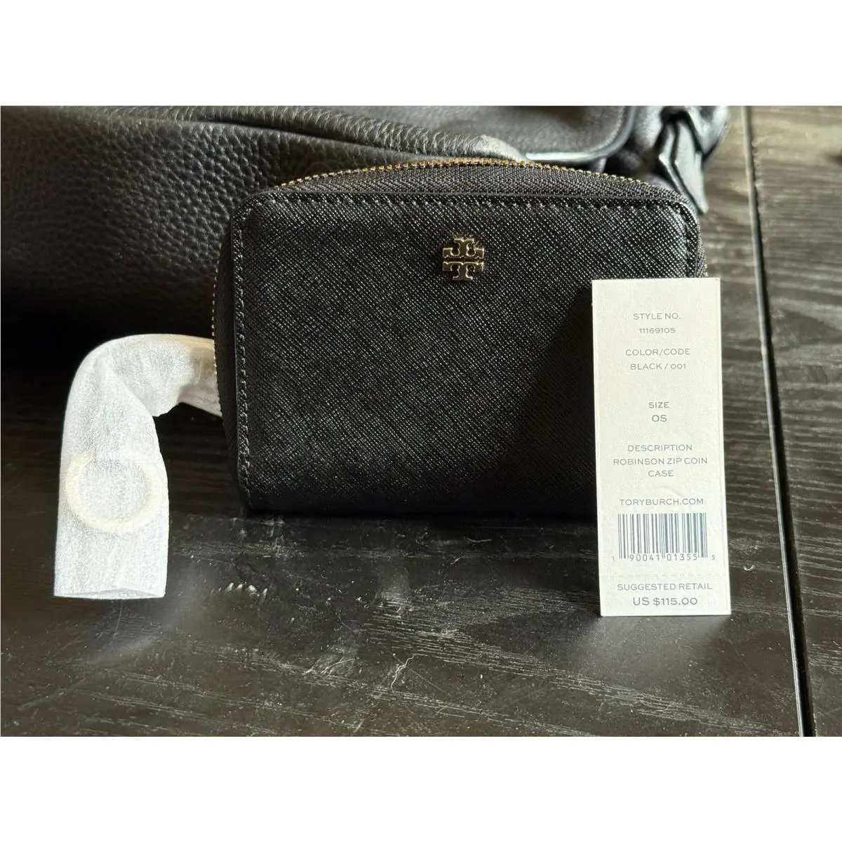Tory Burch Robinson Zip Coin Case Black 11169105 Nordstroms