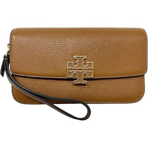 Tory Burch Women`s Britten Chain Wallet with Wristlet Moose
