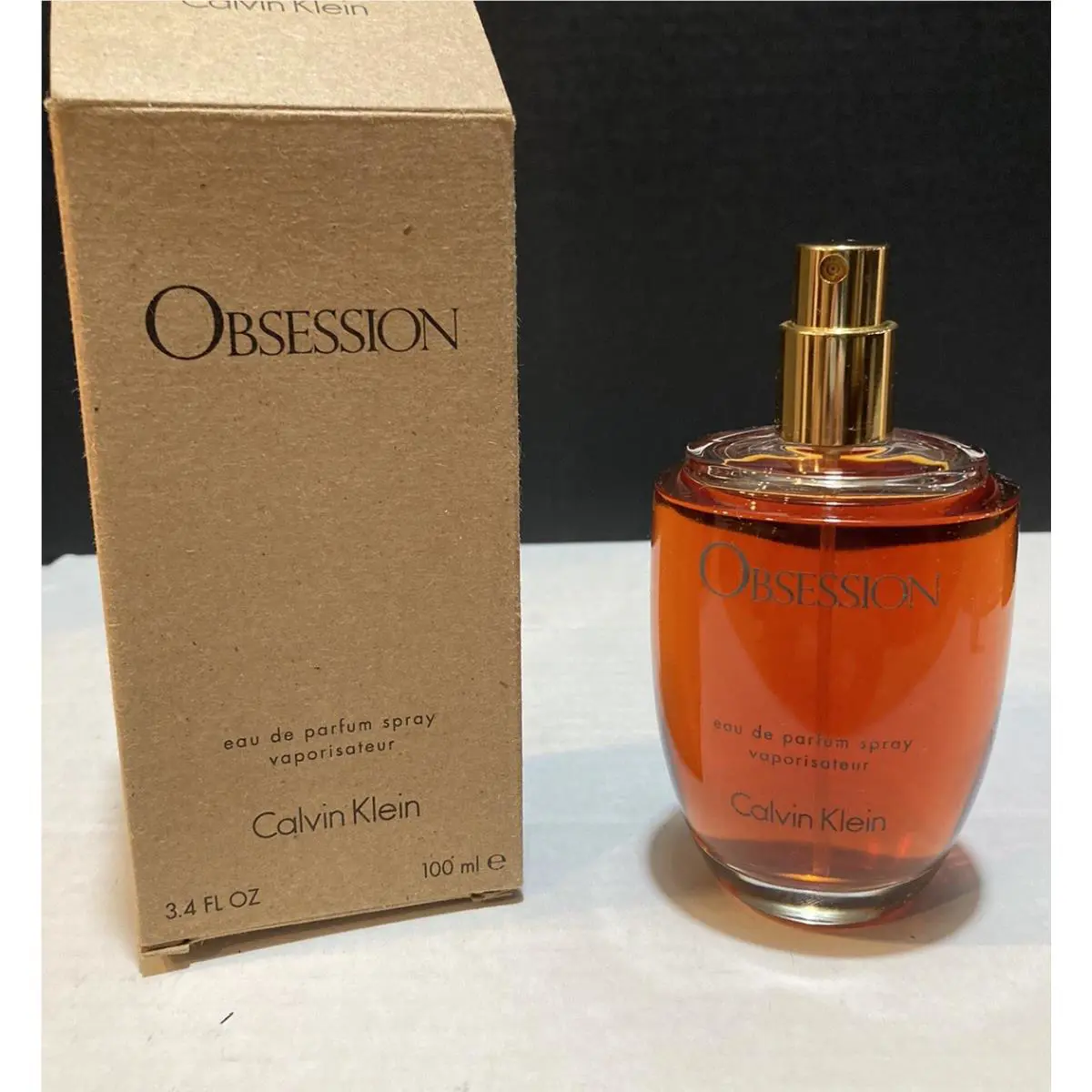 Calvin Klein Obsession Eau De Parfum For Women 3.4oz / 100ml Full Bottle