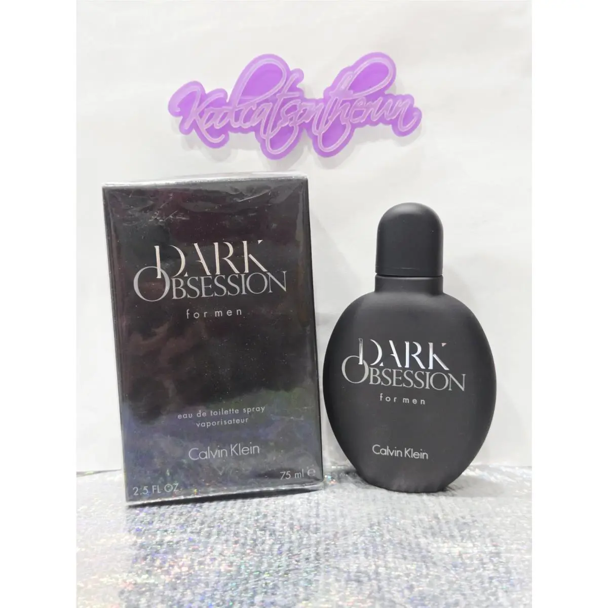 Dark Obsession Calvin Klein Eau De Toilette Edt 2.5 fl oz / 75 ml Mens Fragrance