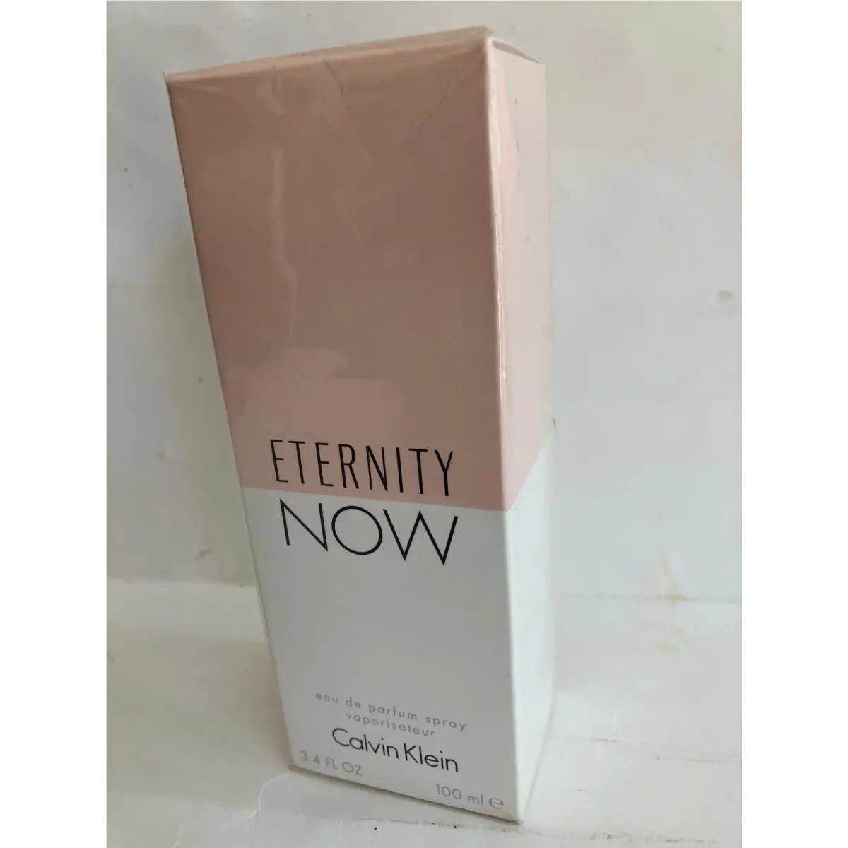 Calvin Klein Eternity Now 3.4oz Edp Spray For Women Box Slightly Damaged Rare