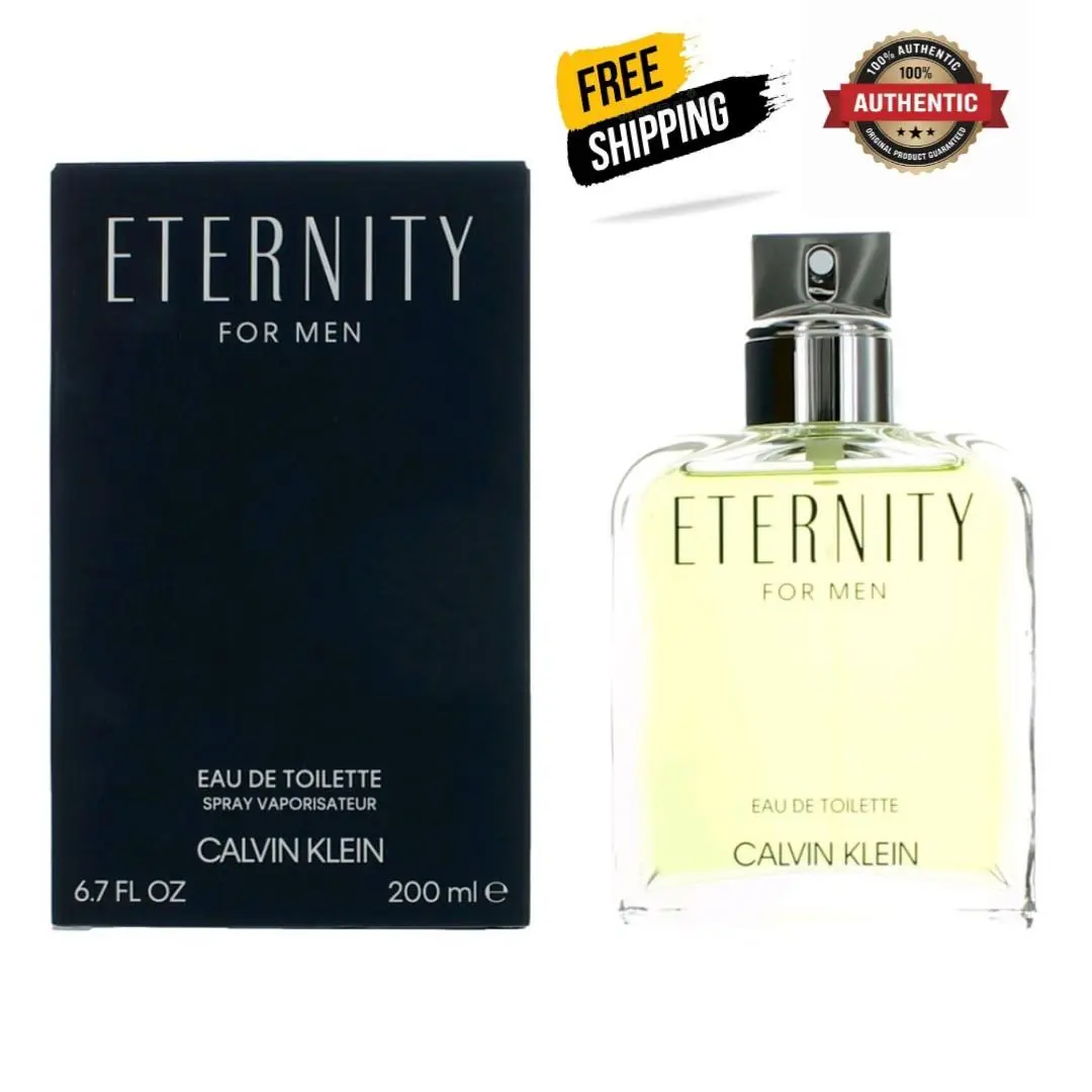 Eternity by Calvin Klein 6.7 oz Edt Spray For Men