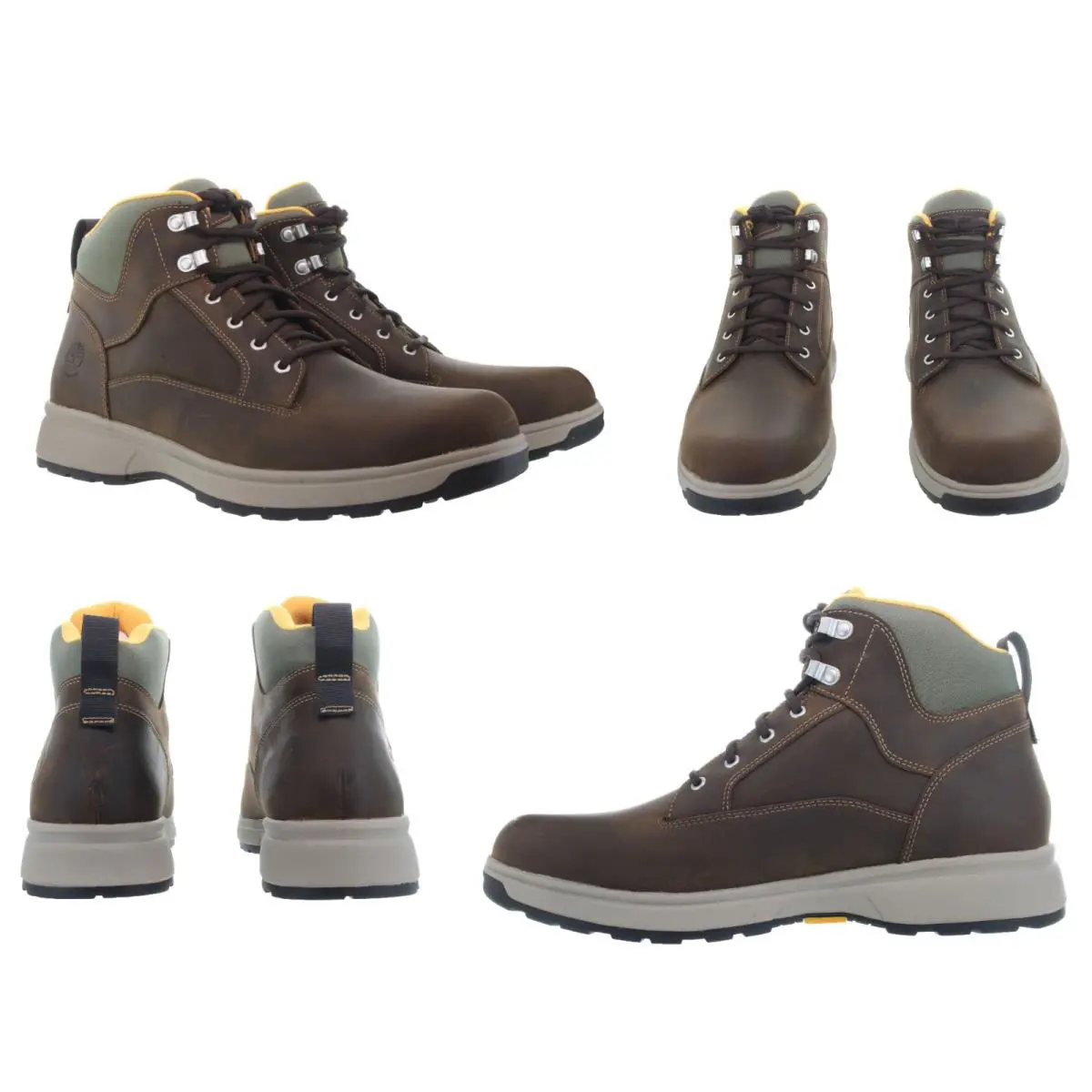 Timberland® Men`s Atwells Ave Waterproof Dark Brown Boots Size 11.5 - 12