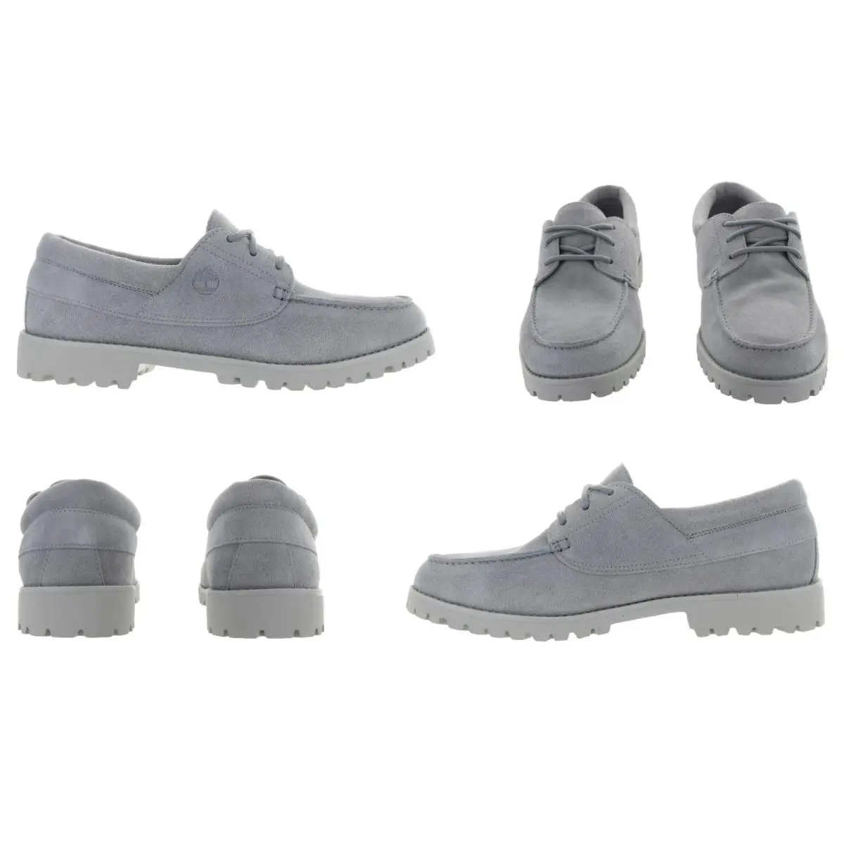 Timberland® Men`s Authentics Light Lace UP Grey Suede Casual Shoes Size - Medium Grey
