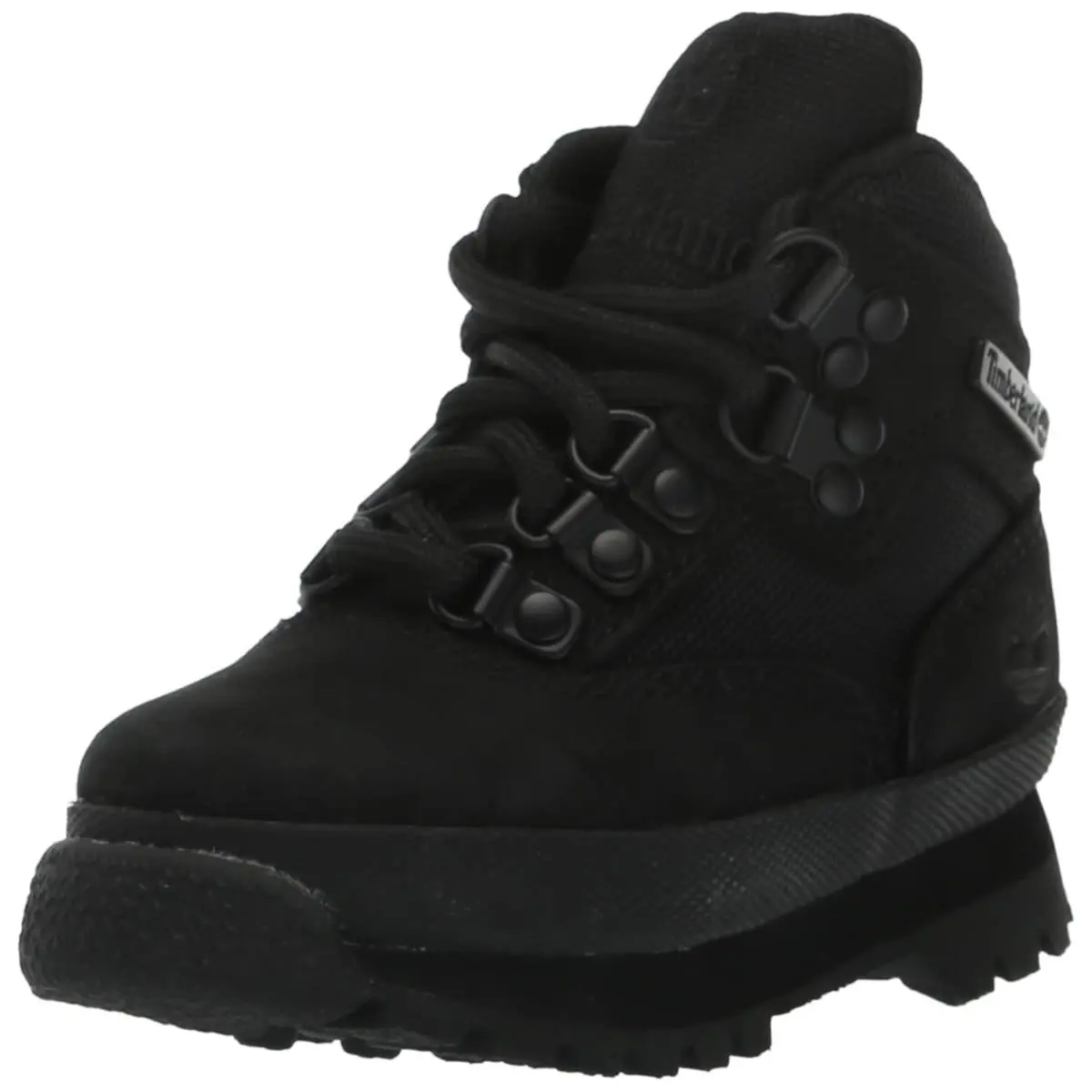 Timberland Euro Hiker Boots Black Nubuck 4.5 Medium