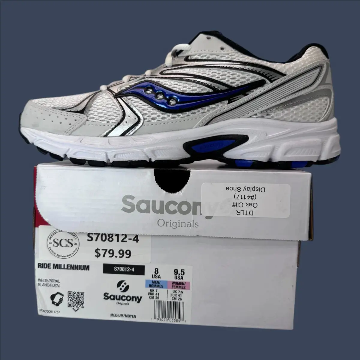 Saucony shoes - Saucony Ride Millennium White/Royal S70812-4 3