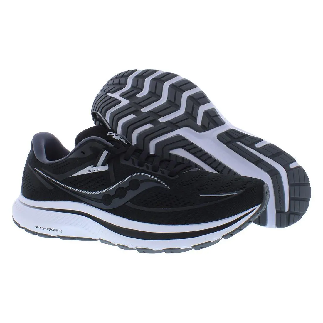 Saucony shoes - Black/White, Main: Black 4