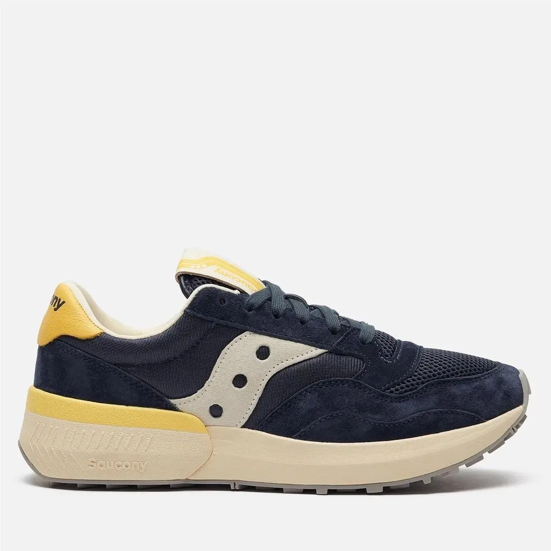 Saucony Jazz Nxt Mens Size 11 Navy/yellow Green Shoes Sneakers S70888 - 1