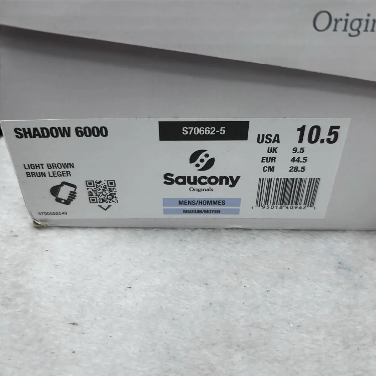 Saucony shoes - Saucony Shadow 6000 - Shadow - S70662-5 - Brown (UPC: 0195018409621) 12