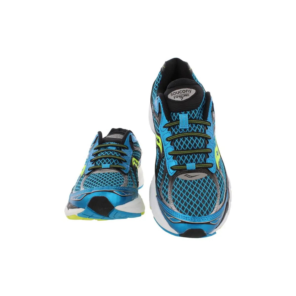 Saucony shoes - Saucony Ride - Ride - S202411 - Blue, Full: Blue/Black/Citron/White (UPC: 018473223314) 2