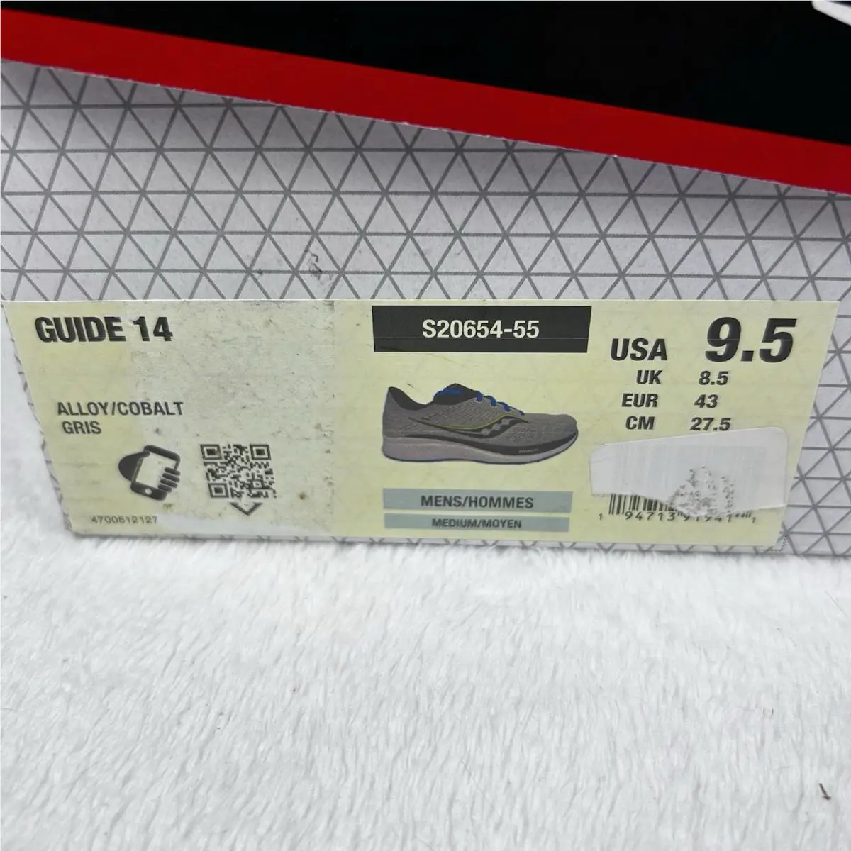Saucony shoes - Saucony Guide - Guide - S20654-55 - Gray/Blue (UPC: 0194713919411) 12