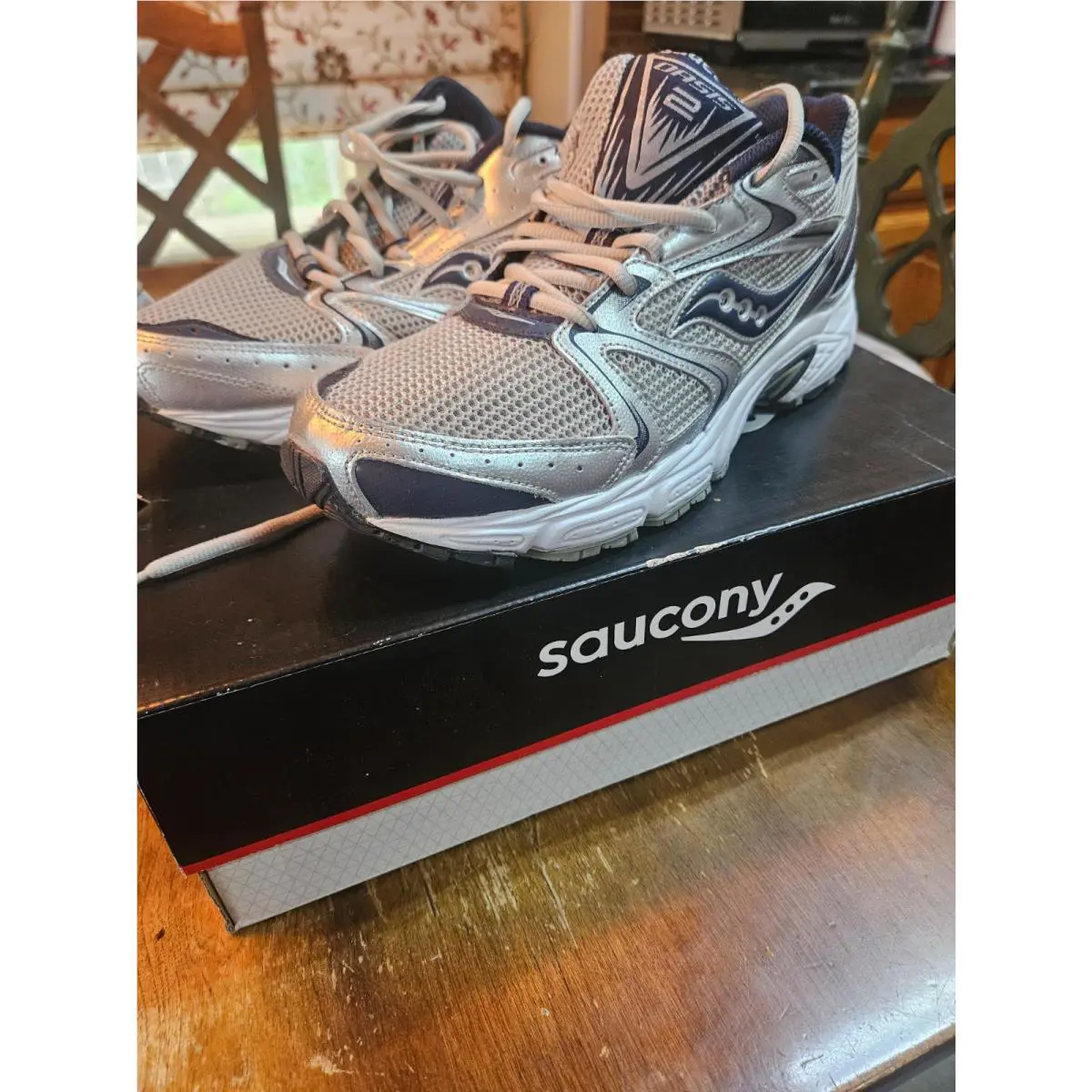 Saucony shoes - Silver/Navy 0
