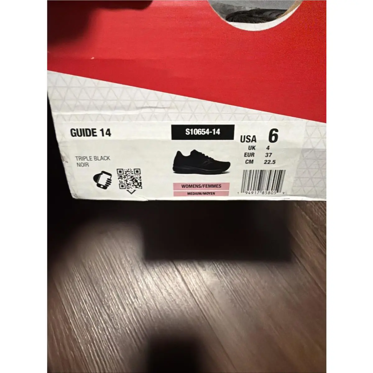Saucony shoes - Guide 14 - Guide - S10998-101 - Triple Black (UPC: 195020776001) 4