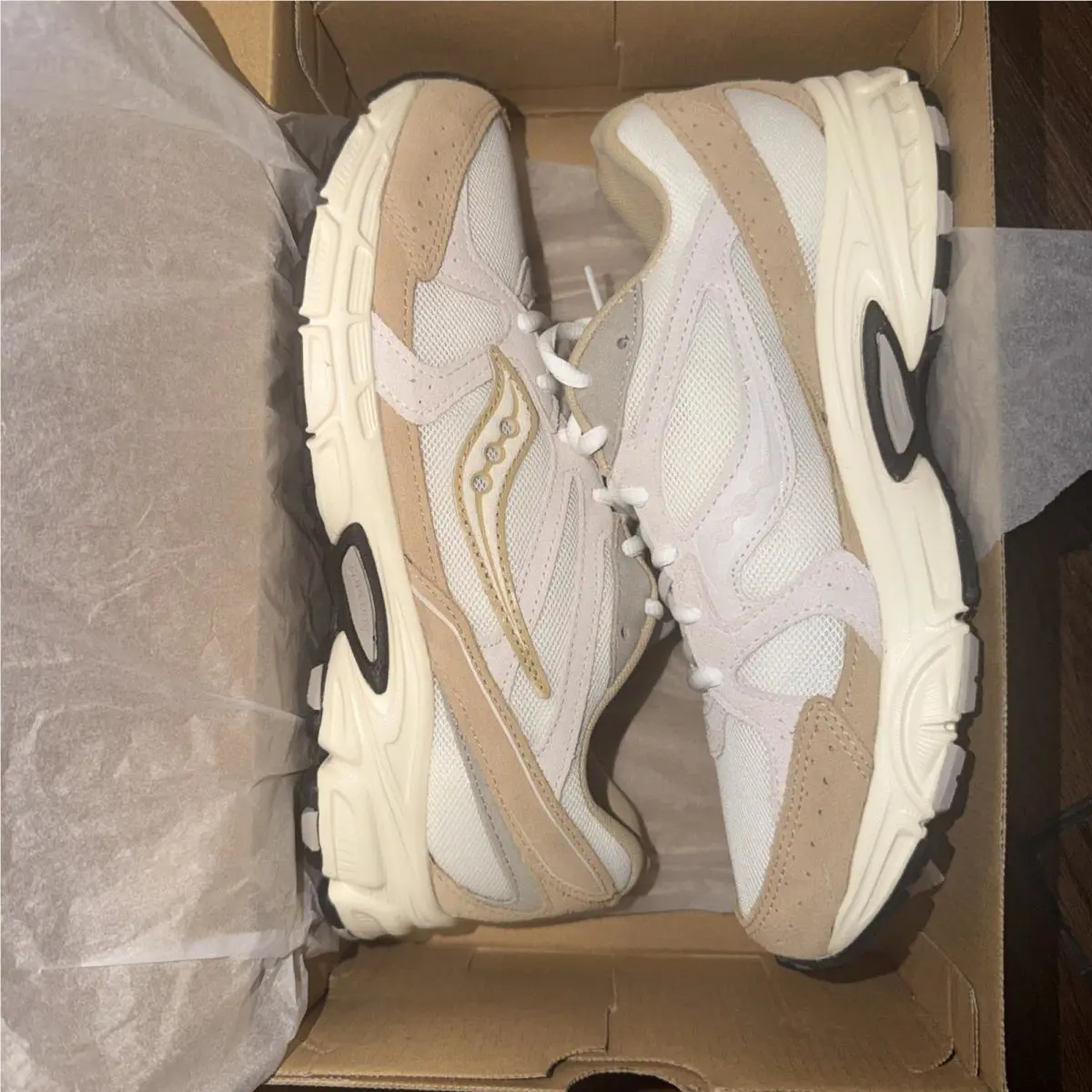 Saucony shoes - Saucony Ride Millennium - Ride Millennium - White/Gold/Black 3