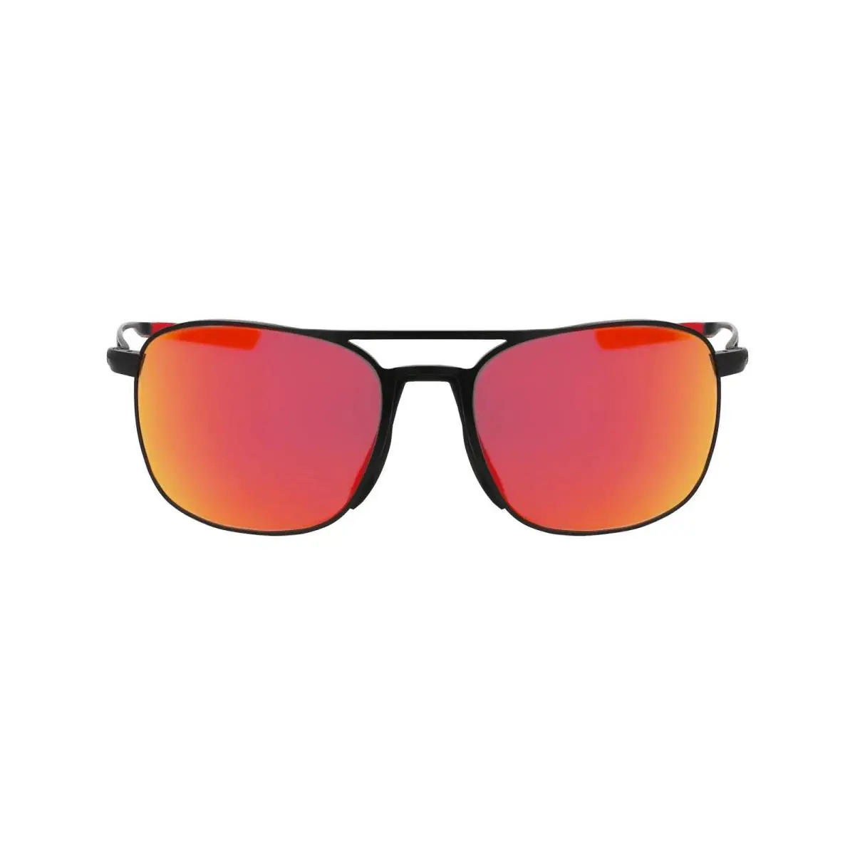Nike EV24008 Sunglasses 011 Satin Black / Red Mirror 56mm Men