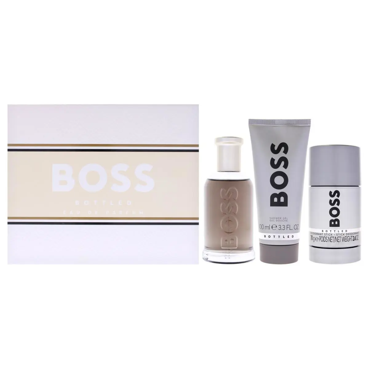 Boss Bottled No. 6 by Hugo Boss For Men-3 Pc Gift Set