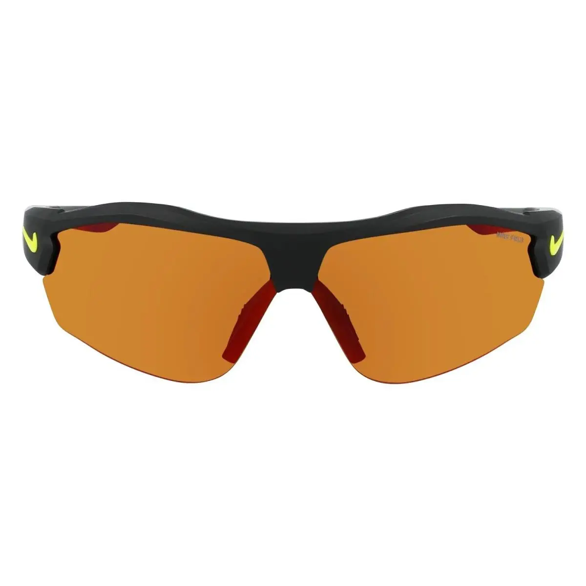 Nike DJ2032 Sunglasses 013 Matte Black/volt/field Tint 72mm Men