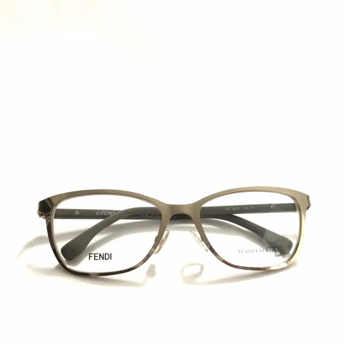 Fendi Eyeglasses FF 0011 Gold 7SU Size 52mm Optical Frame