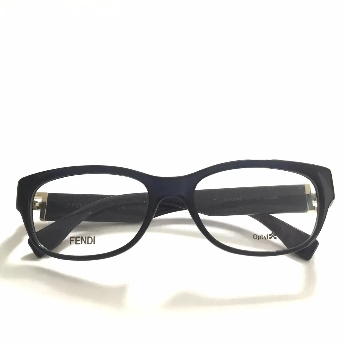 Fendi Eyeglasses FF 0048 Black/blue Mjh Size 50mm Optical Frame