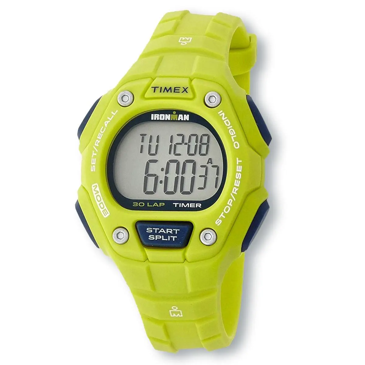 Timex TW5K89600 Ironman Classic 30 Lap Yellow Strap Sports Watch