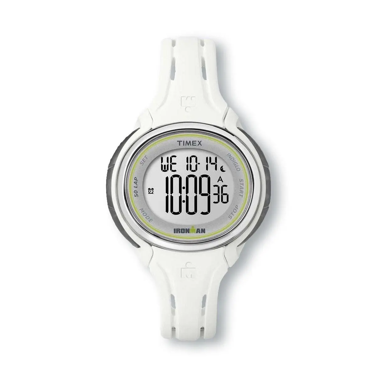 Timex TW5K90700 Ironman Sleek 50 Lap White Sports Watch