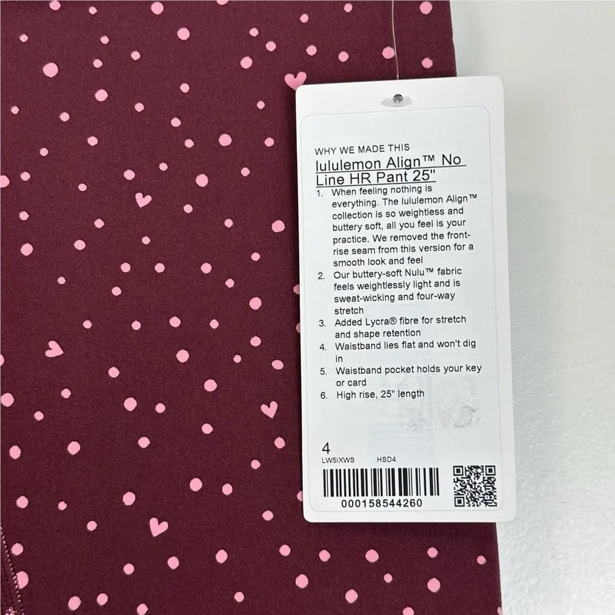 Lululemon clothing - Burgundy 2