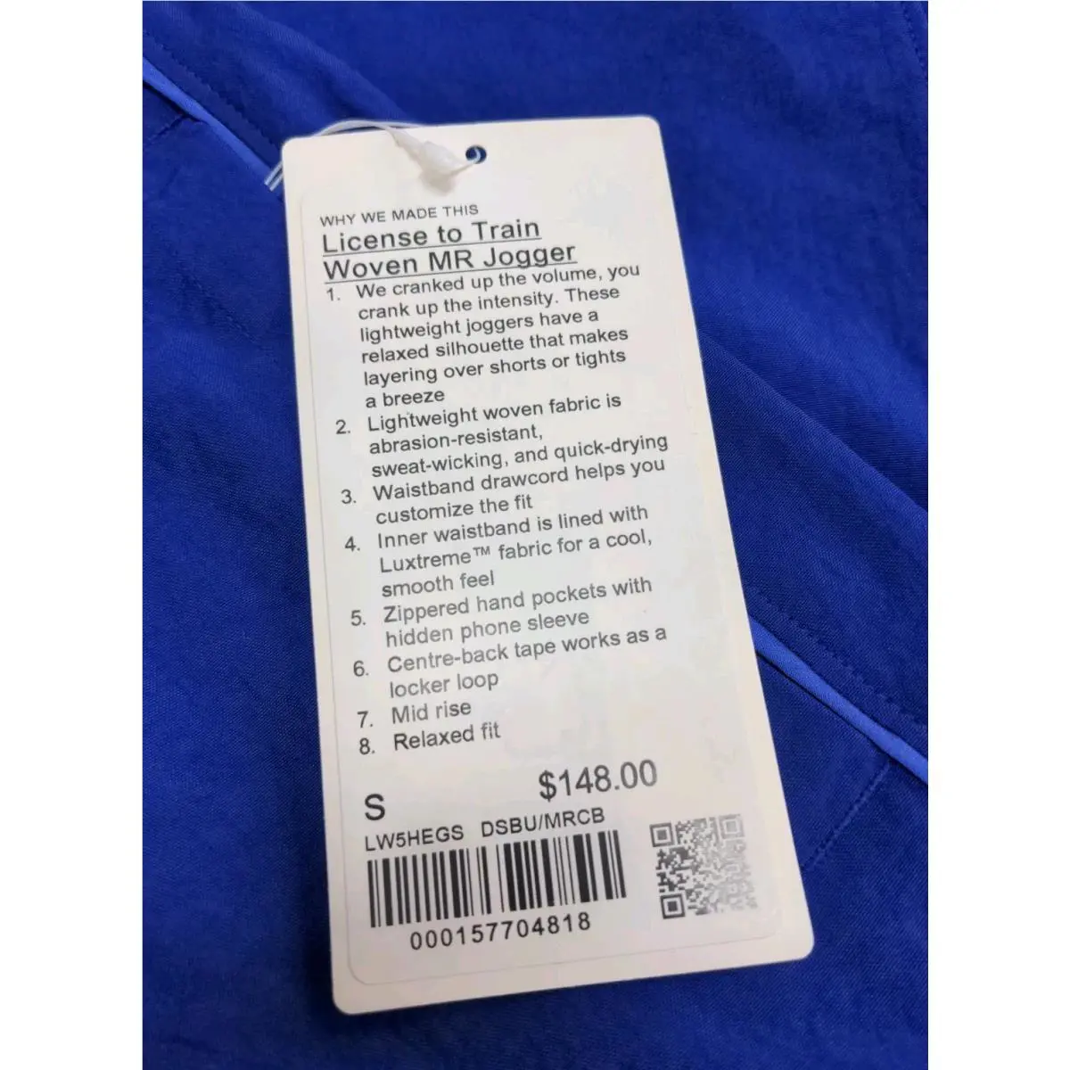 Lululemon clothing - Blue 3