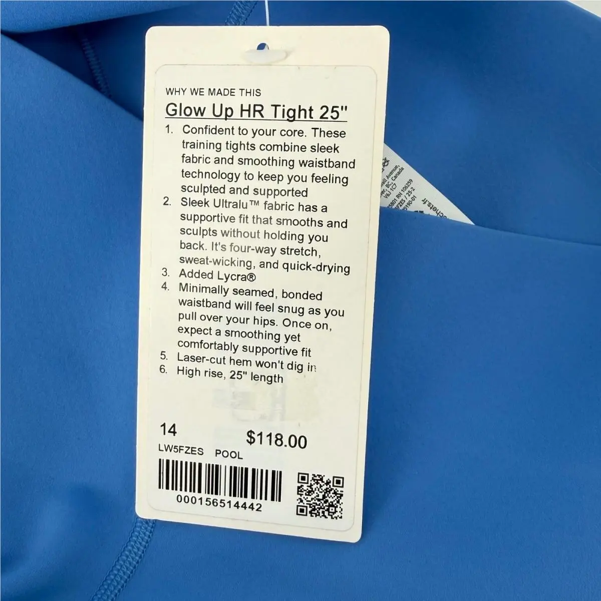 Lululemon clothing - Blue 6