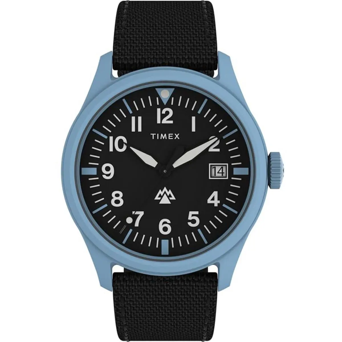 Timex Men`s Watch Expedition North Traprock Black Dial Fabric Strap TW2W34300JR - Dial: Black, Band: Black