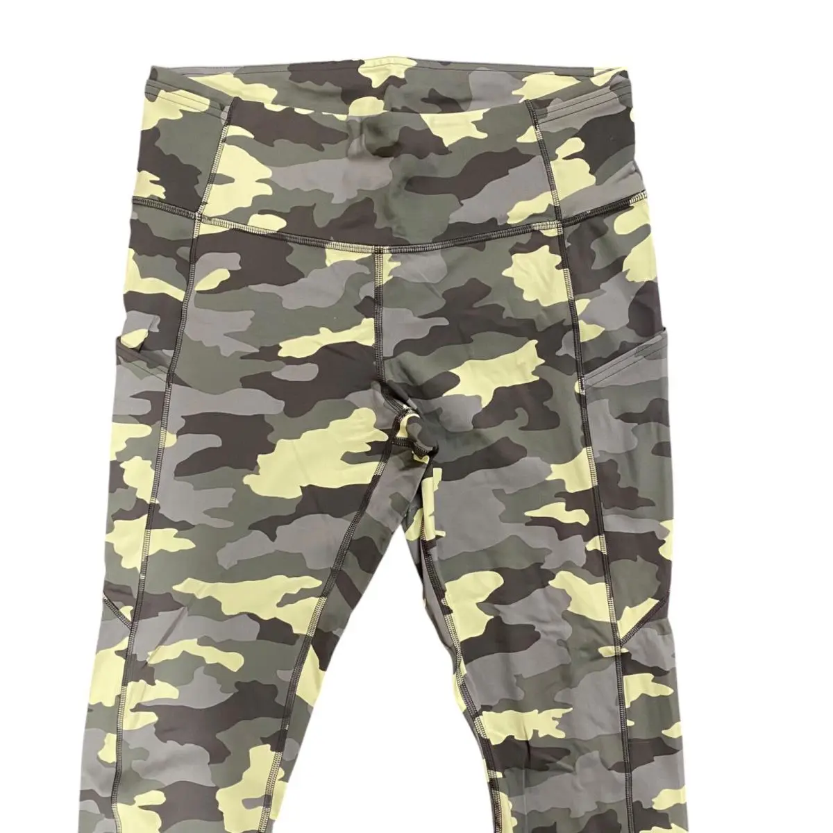 Lululemon clothing - Lululemon Fast and Free High Rise Crop Tight - LW6BCYS/LW5BXRS - Camo Gren Multi 1