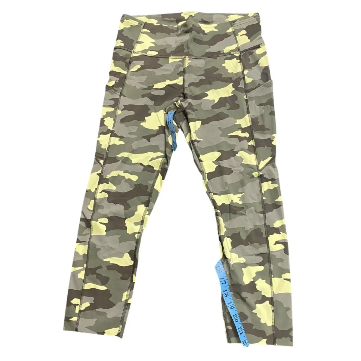 Lululemon clothing - Lululemon Fast and Free High Rise Crop Tight - LW6BCYS/LW5BXRS - Camo Gren Multi 3